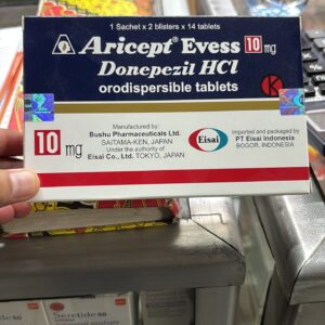ARICEPT EVESS 10 MG 1 BOX ISI 2 BLISTER x 14 TABLETS