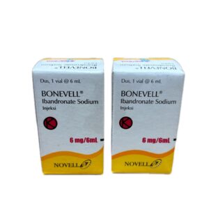 BONEVELL Ibandronate Sodium Injection 6mg/6mg Novell - obat osteoporosis Injeksi Ibandronat Original (Copy)