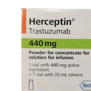 Vial Herceptin Trastuzumab untuk terapi target kanker HER2-positif