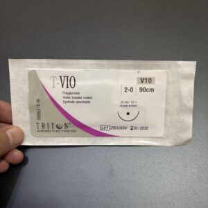 Benang bedah Triton T-Vio absorbable PGA warna violet