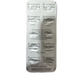 Blister Glivec 100 mg Imatinib Mesylate untuk pengobatan leukemia