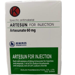 Paket lengkap Artesun For Injection 60mg beserta pelarut untuk malaria berat