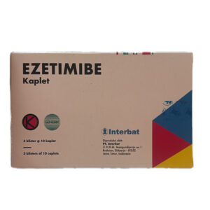 Tablet Ezetimibe 10 mg untuk menurunkan kadar kolesterol LDL