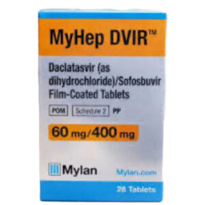 Myhep Dvir 60/400 mg (Daclatasvir & Sofosbuvir) – Obat Hepatitis C Original Mylan 28 Tablet